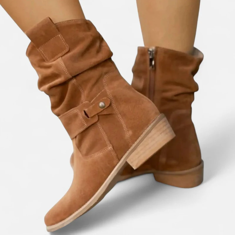 Bottines à talon bas pour Femmes