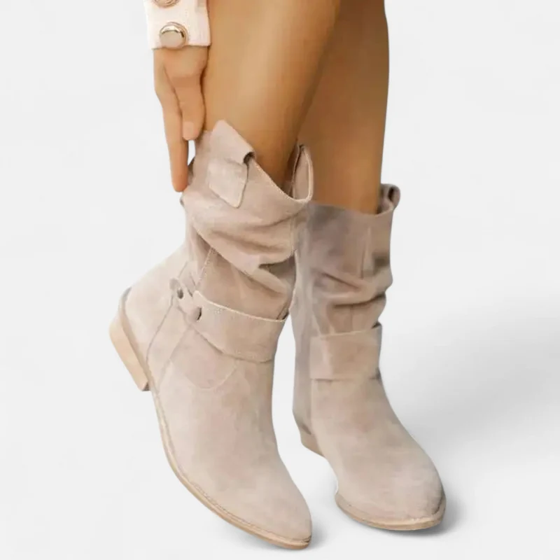 Bottines à talon bas pour Femmes