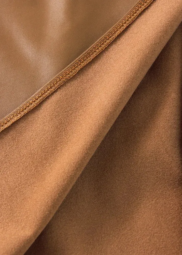 Jupe en cuir synthétique pour Femme