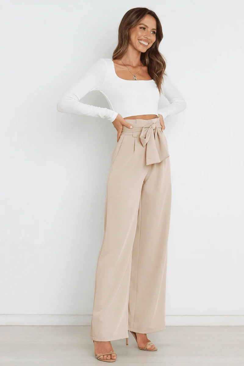Pantalon Femme Coupe Large pour l'Été