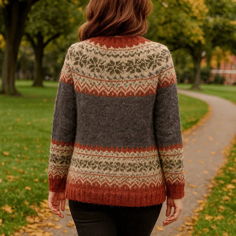 Cardigan géométrique pour Femmes