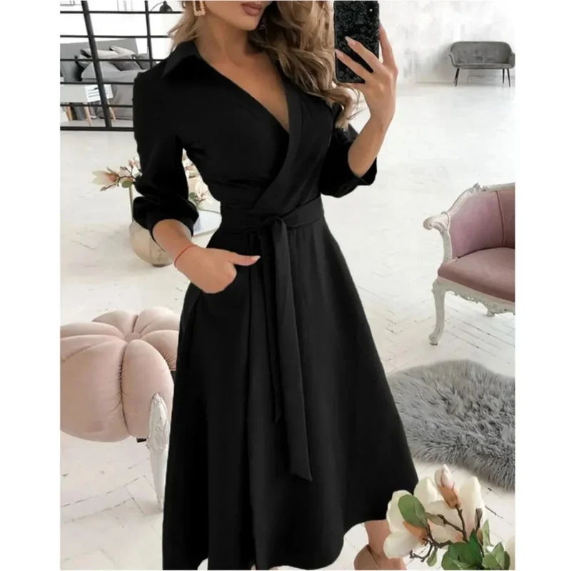 Robe Portefeuille Élégante pour Femmes