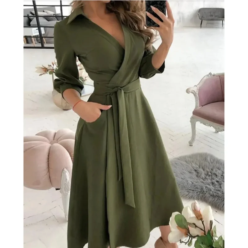 Robe Portefeuille Élégante pour Femmes