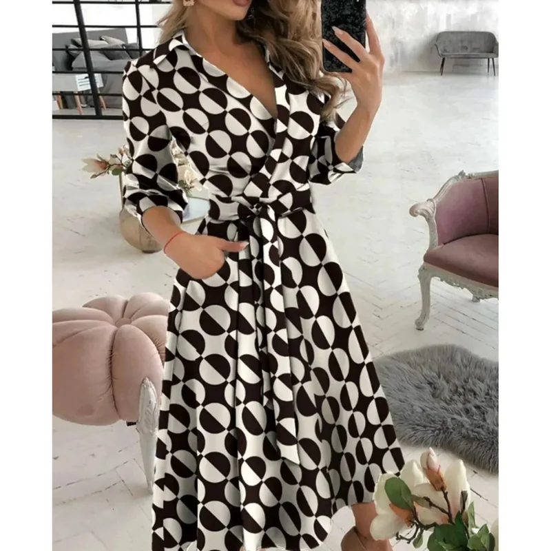 Robe Portefeuille Élégante pour Femmes