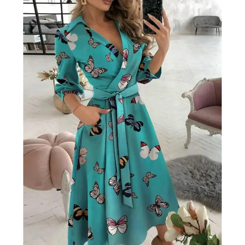 Robe Portefeuille Élégante pour Femmes