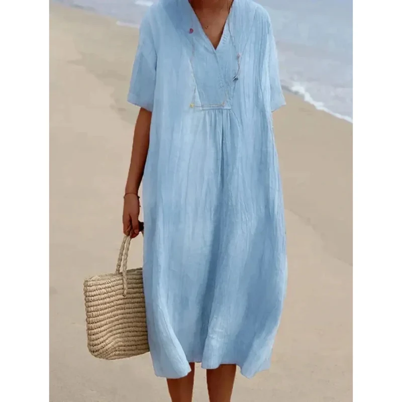 Robe Détente en Coton pour Femme