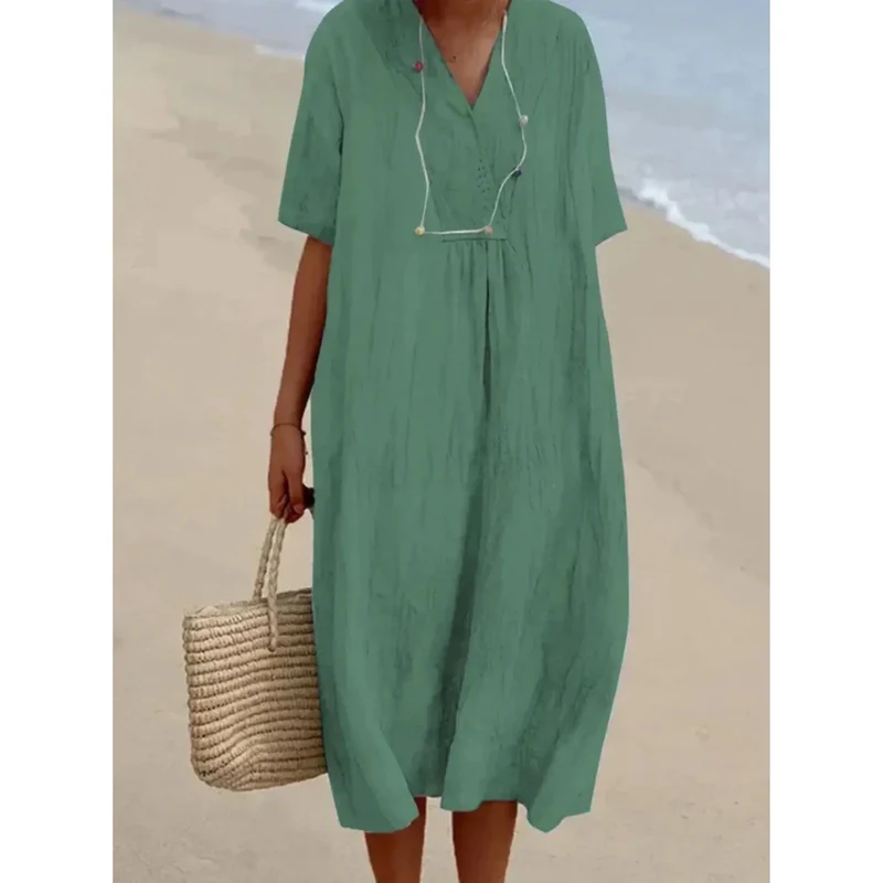 Robe Détente en Coton pour Femme