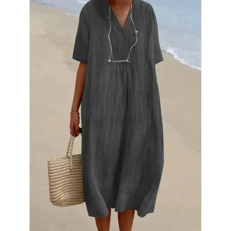 Robe Détente en Coton pour Femme