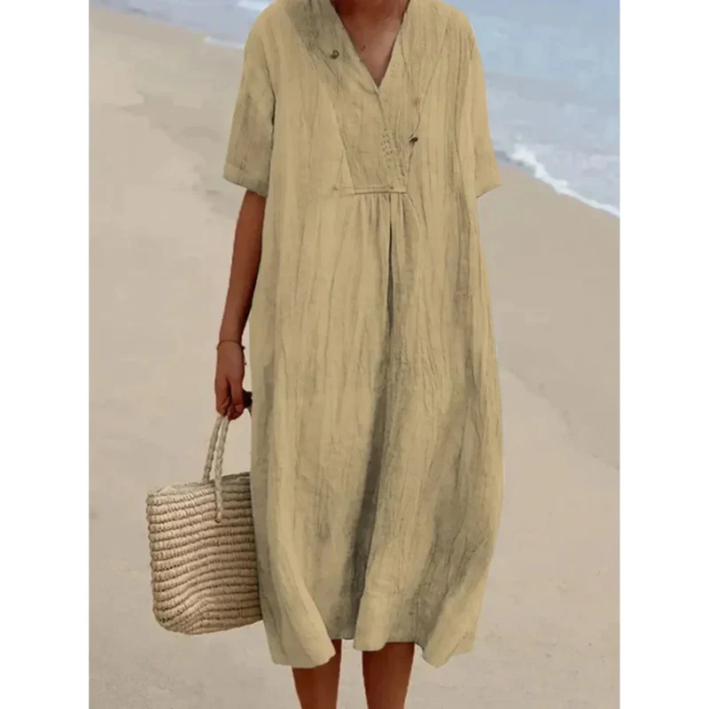 Robe Détente en Coton pour Femme