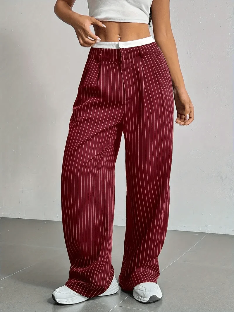 Pantalon à rayures fines pour Femmes