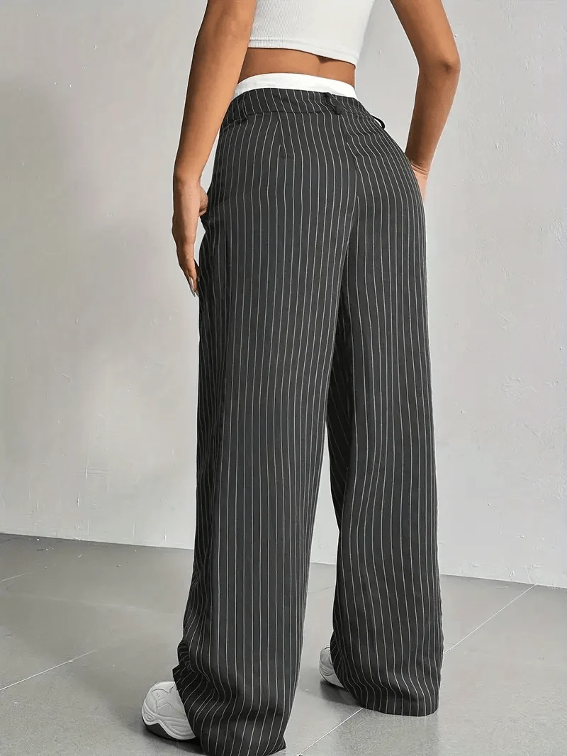 Pantalon à rayures fines pour Femmes