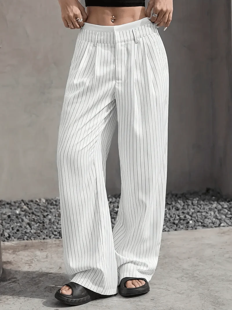 Pantalon à rayures fines pour Femmes