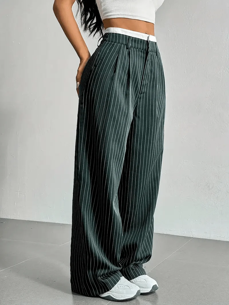 Pantalon à rayures fines pour Femmes