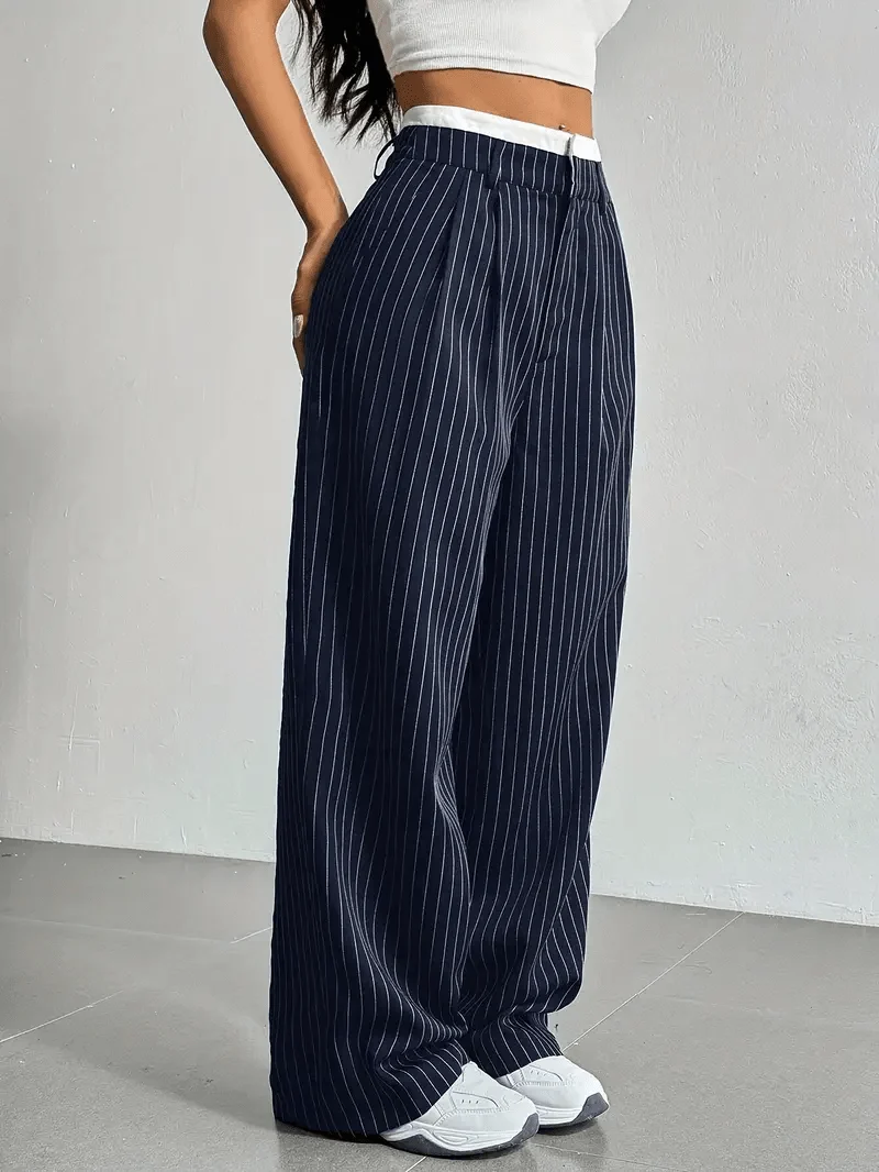 Pantalon à rayures fines pour Femmes