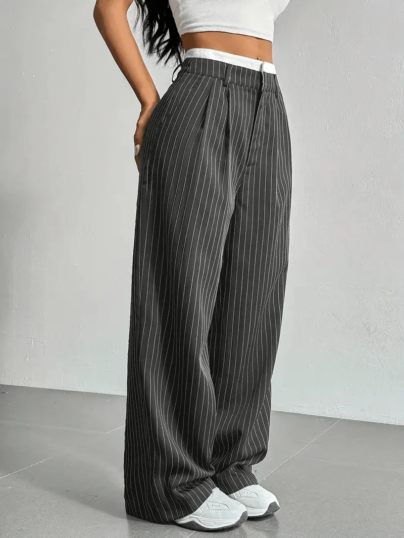 Pantalon à rayures fines pour Femmes