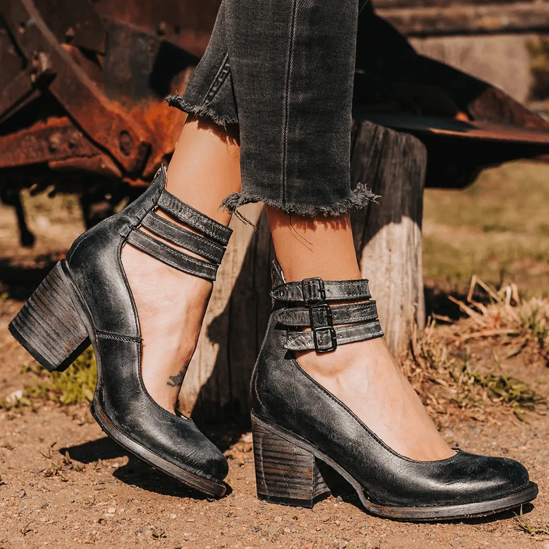 Chaussures Mary Jane Rétro à Talons pour Femme | Idéales pour les Sorties