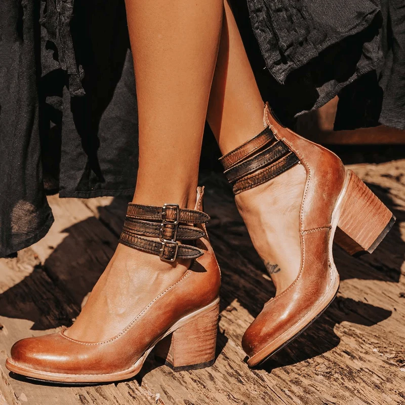 Chaussures Mary Jane Rétro à Talons pour Femme | Idéales pour les Sorties