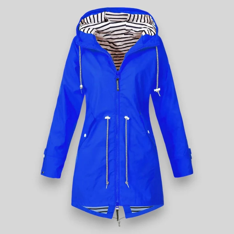 Veste Imperméable à Capuche et Cintrée pour Femme | Idéale pour le Quotidien