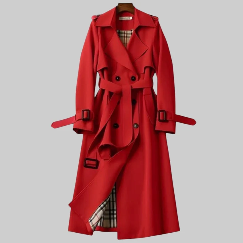 Manteau Trench Classique à Double Boutonnage pour Femme | Idéal pour le Quotidien