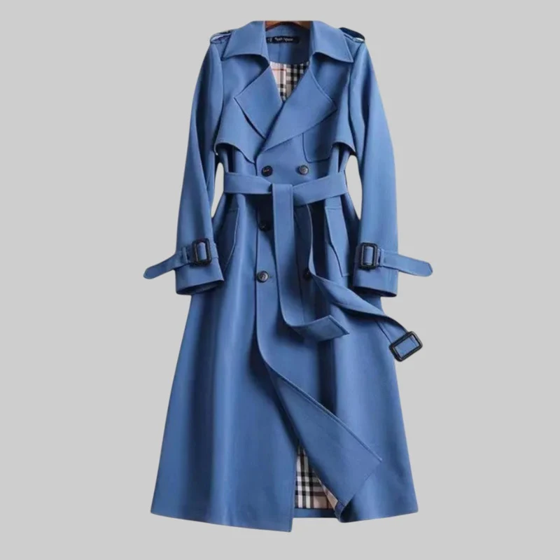 Manteau Trench Classique à Double Boutonnage pour Femme | Idéal pour le Quotidien