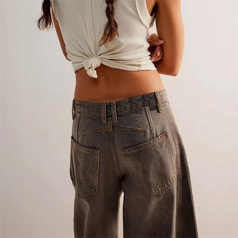 Pantalon Large en Denim pour Femme | Idéal pour le Printemps