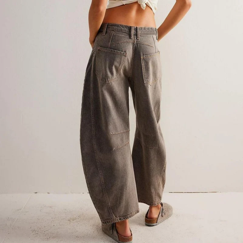 Pantalon Large en Denim pour Femme | Idéal pour le Printemps