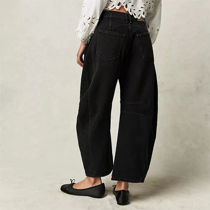 Pantalon Large en Denim pour Femme | Idéal pour le Printemps