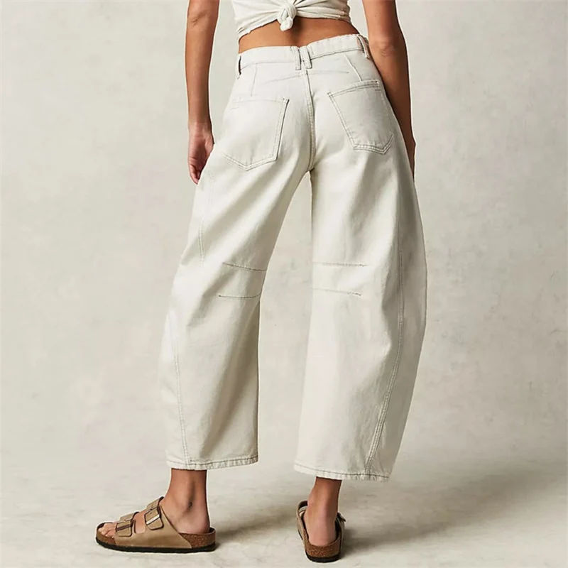 Pantalon Large en Denim pour Femme | Idéal pour le Printemps