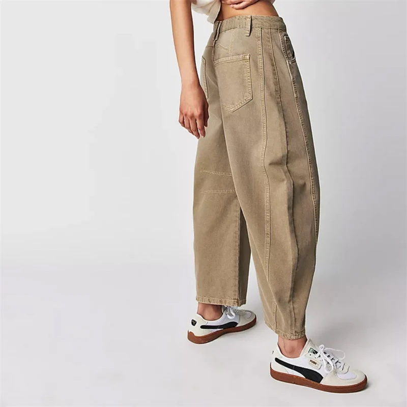 Pantalon Large en Denim pour Femme | Idéal pour le Printemps