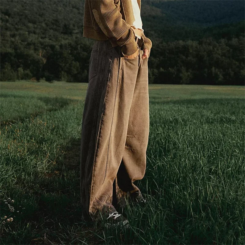 Pantalon Large en Denim pour Femme | Idéal pour le Printemps