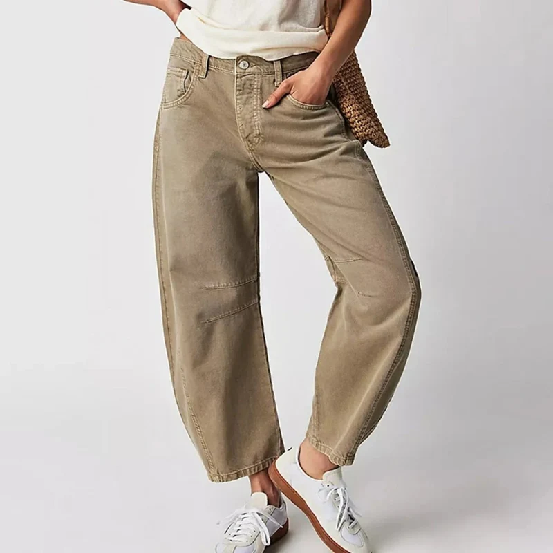 Pantalon Large en Denim pour Femme | Idéal pour le Printemps