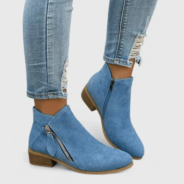 Bottines Orthopédiques en Cuir Véritable pour Femme | Idéales pour le Quotidien