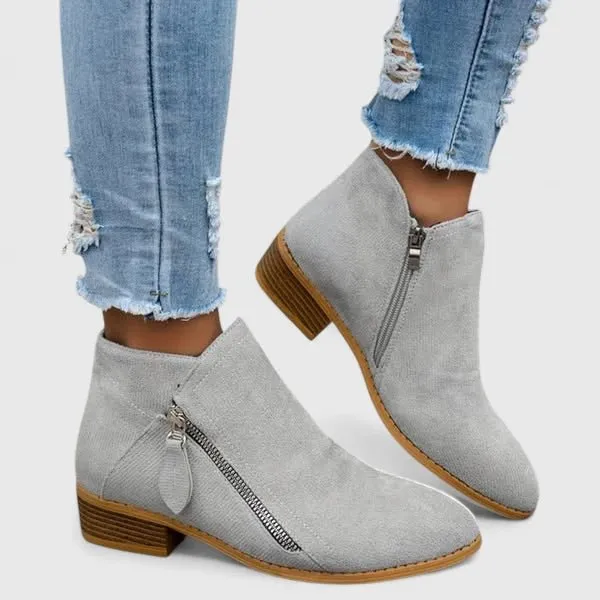 Bottines Orthopédiques en Cuir Véritable pour Femme | Idéales pour le Quotidien