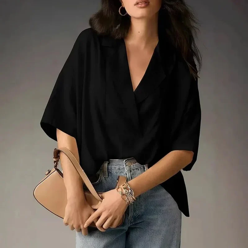 Blouse Oversize avec Manches Tombantes pour Femme | Idéale pour le Quotidien