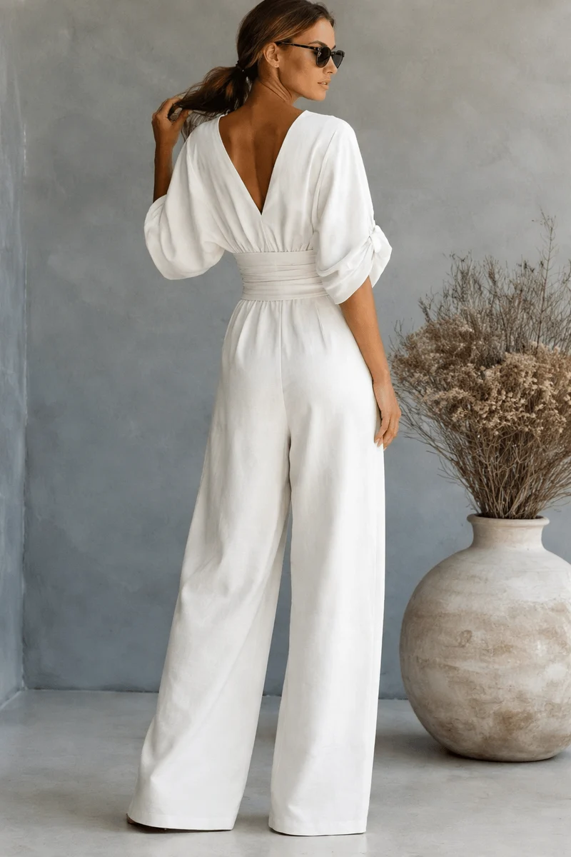 Combinaison Élegante à Taille Haute pour Femme | Idéale pour le Quotidien