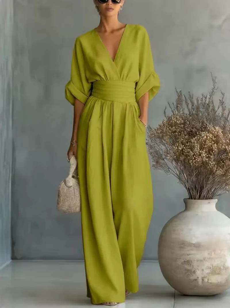 Combinaison Élegante à Taille Haute pour Femme | Idéale pour le Quotidien
