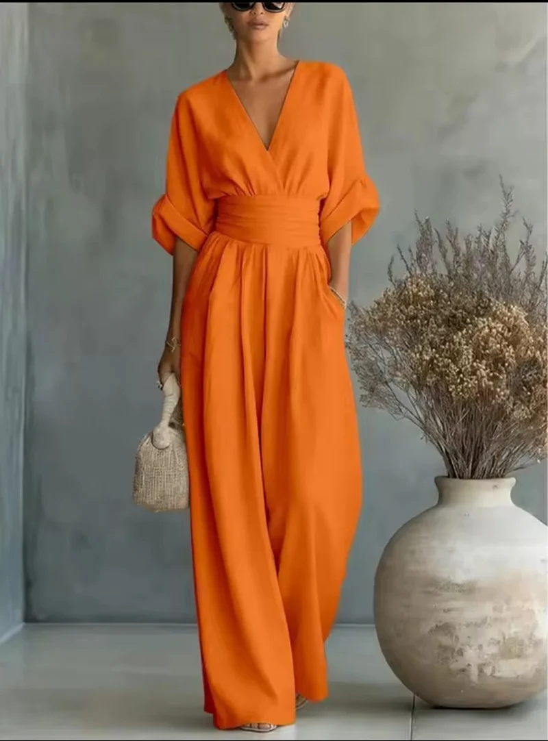 Combinaison Élegante à Taille Haute pour Femme | Idéale pour le Quotidien