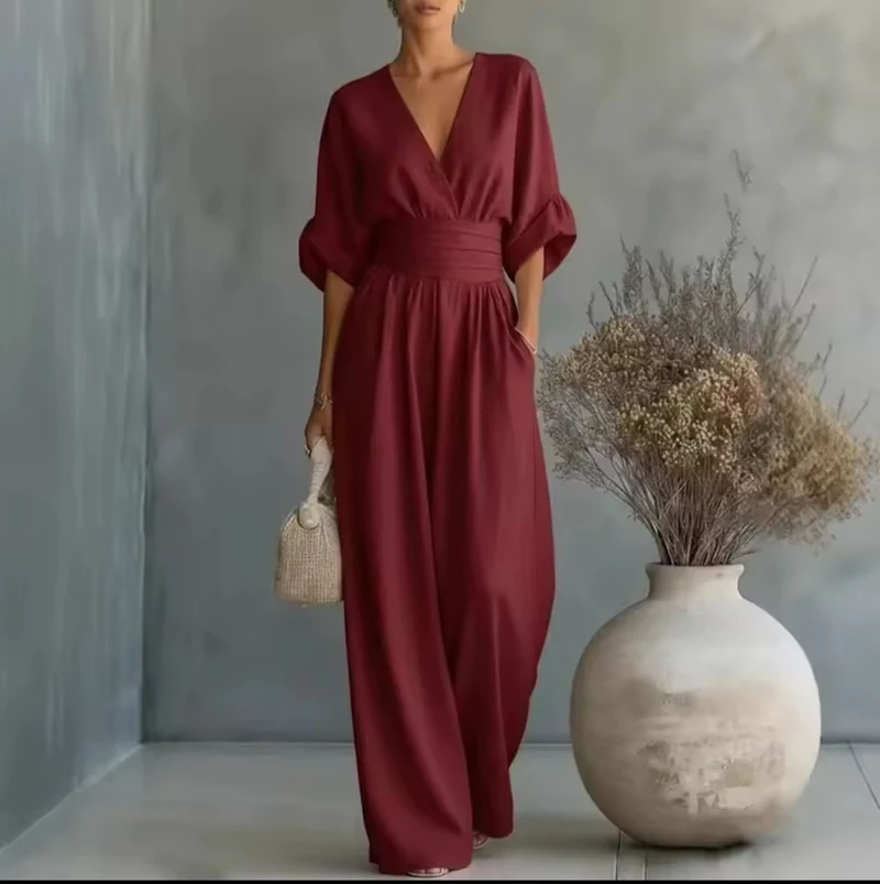 Combinaison Élegante à Taille Haute pour Femme | Idéale pour le Quotidien