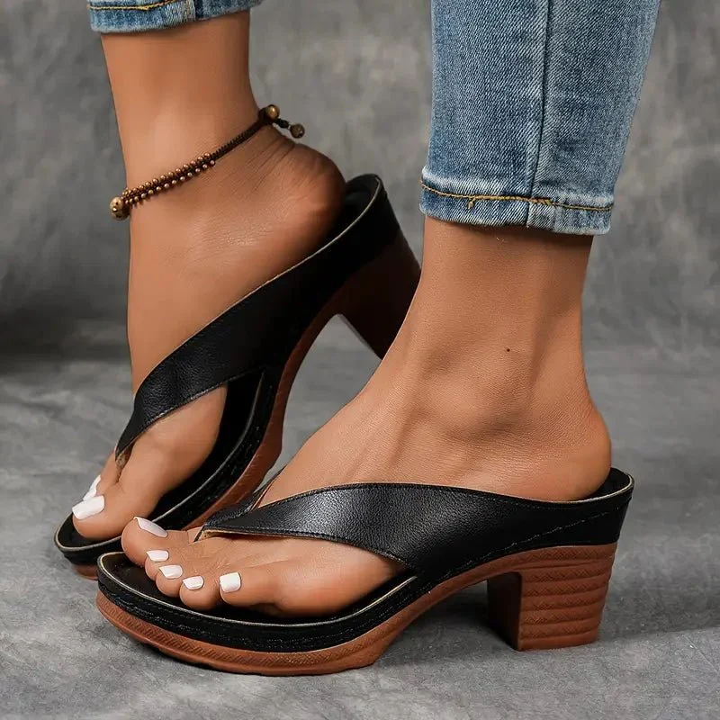 Sandales à Bride Large et Semelle Antidérapante pour Femme | Idéales pour l'Été