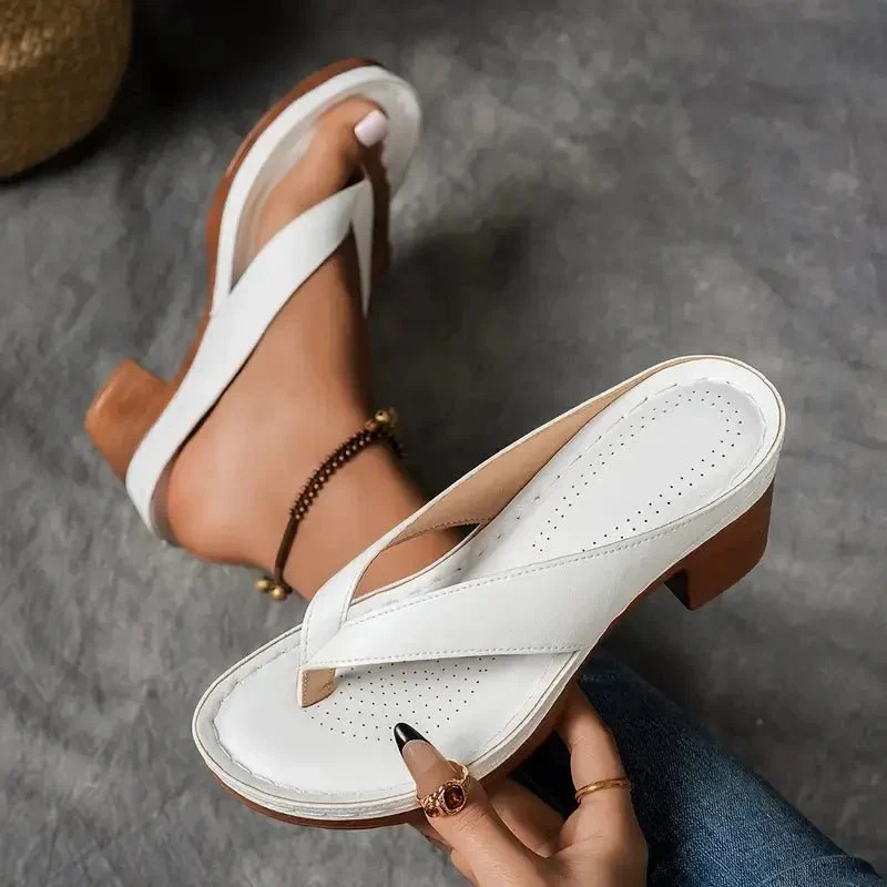 Sandales à Bride Large et Semelle Antidérapante pour Femme | Idéales pour l'Été