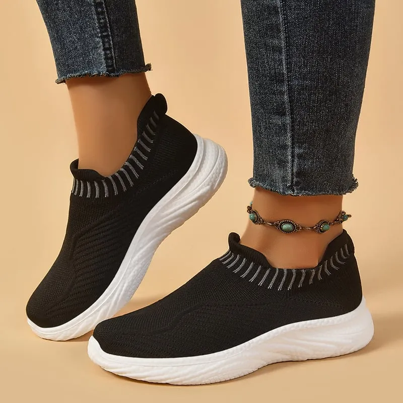Baskets Slip-On Respirantes pour Femme | Idéales pour le Printemps