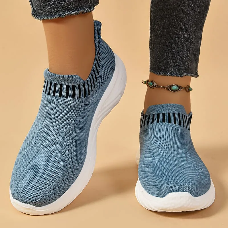 Baskets Slip-On Respirantes pour Femme | Idéales pour le Printemps