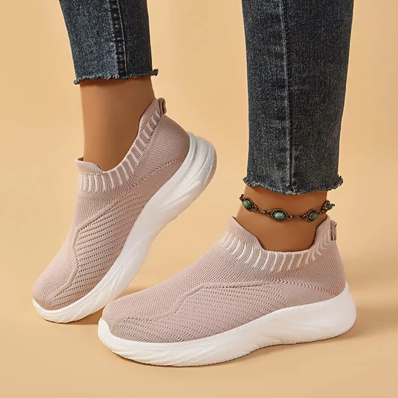 Baskets Slip-On Respirantes pour Femme | Idéales pour le Printemps