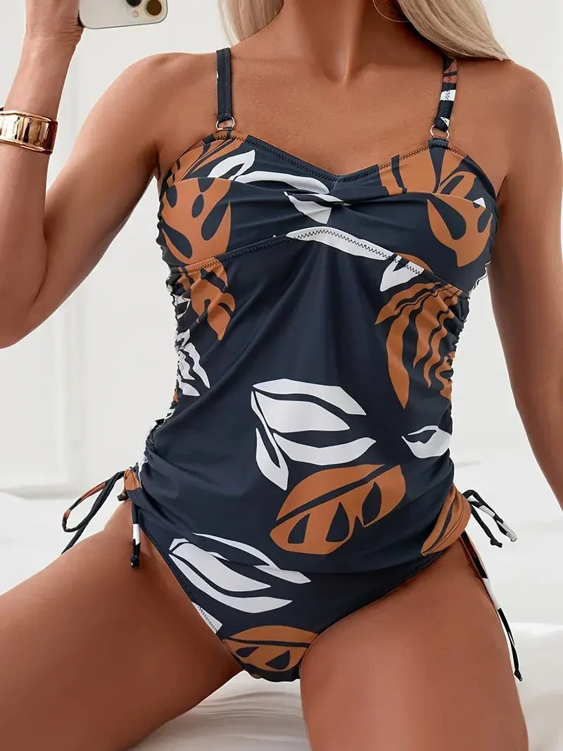 Tankini Femme Imprimé Tropical
