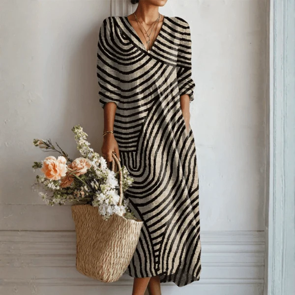 Robe Longue à Manches Longues pour Femmes