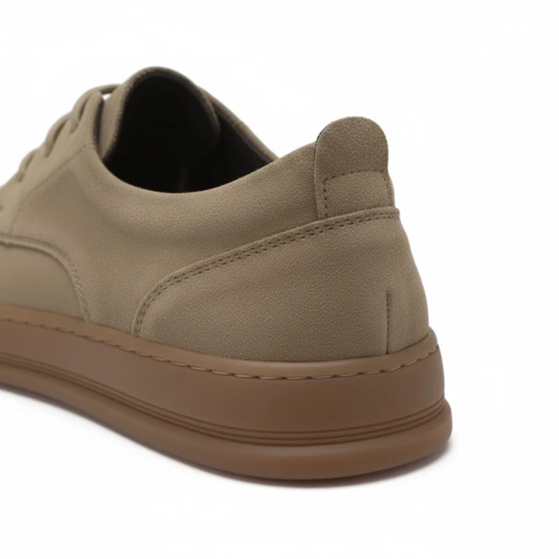 Chaussures oxford en cuir suédé pour homme baskets de ville décontractées à lacets