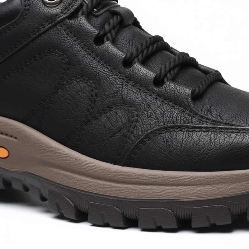 Chaussures de randonnée pour homme baskets de marche cuir extérieur antidérapantes