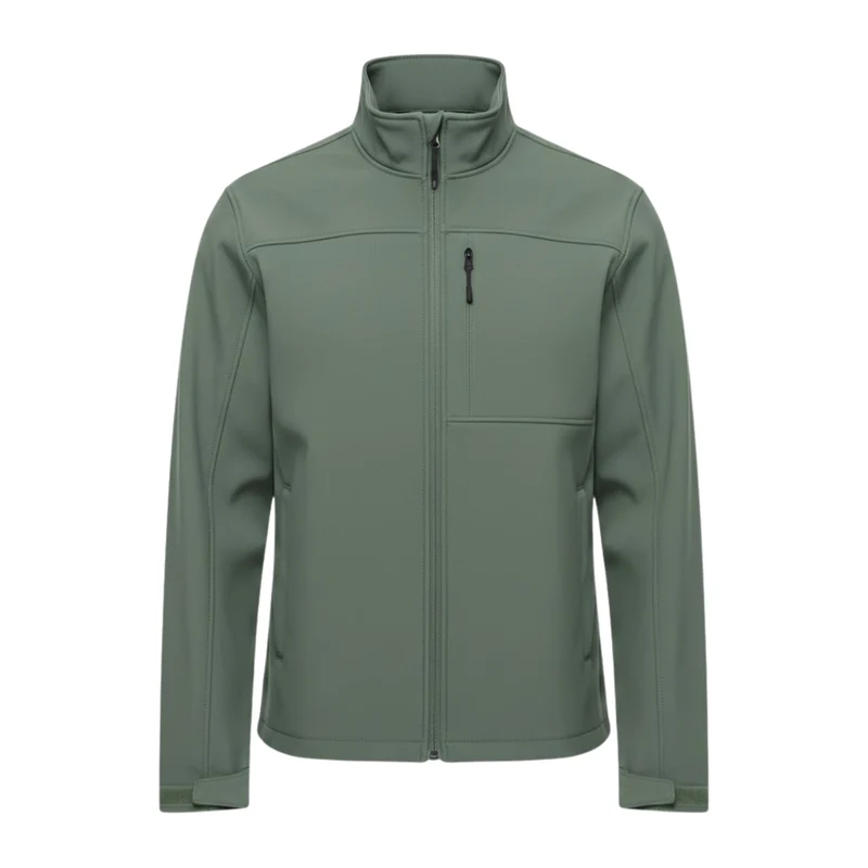 Veste de travail imperméable pour homme avec col montant et fermeture éclair