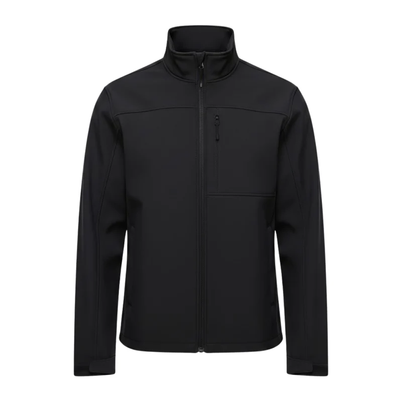 Veste de travail imperméable pour homme avec col montant et fermeture éclair