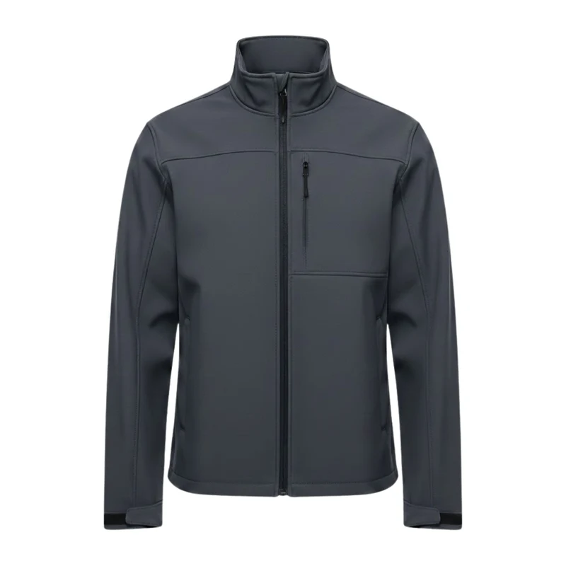Veste de travail imperméable pour homme avec col montant et fermeture éclair
